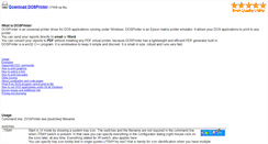 Desktop Screenshot of dosprinter.net