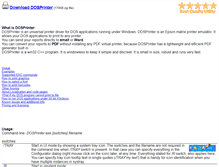 Tablet Screenshot of dosprinter.net